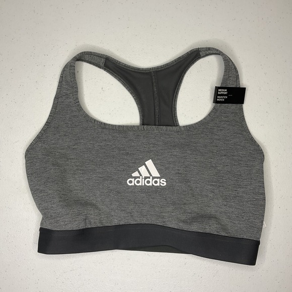 Adidas Sports Bra Powerreact Training Medium-Support Athletic HE0118 Sz MDD NWT - Picture 4 of 4